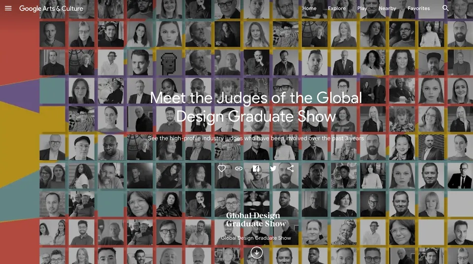 Google Arts & Culture · public portfolio evidence